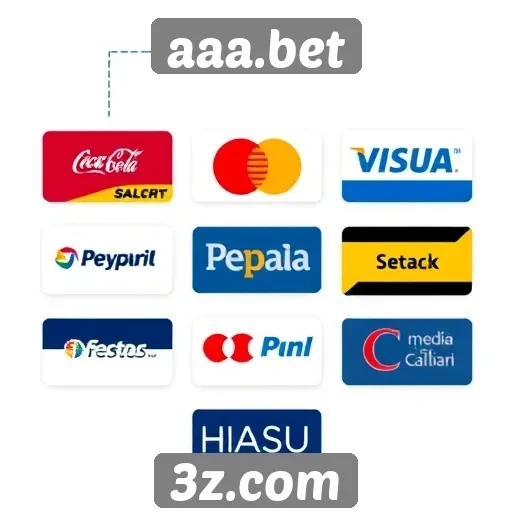 variados métodos de pagamento disponíveis no aaa.bet